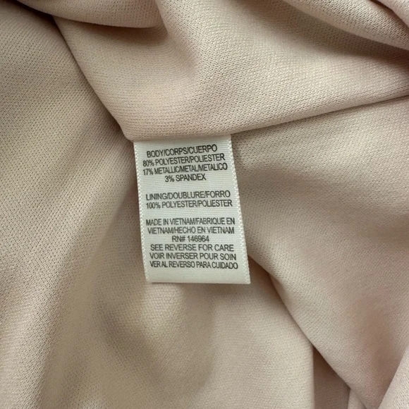 Donna Ricco Cream Gold Textured Mini Dress - Picture 3 of 12